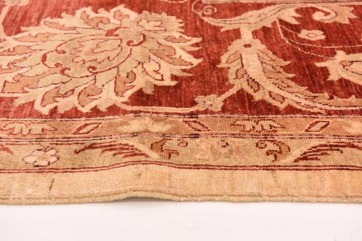 10' 11 x 14' 9 Hand Knotted Peshawar Ziegler Rug