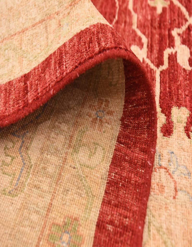 Detail image of 10' 2 x 16' 1 Hand Knotted Peshawar Ziegler Rug