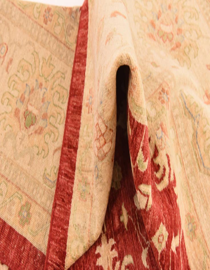 Detail image of 10' 2 x 16' 1 Hand Knotted Peshawar Ziegler Rug