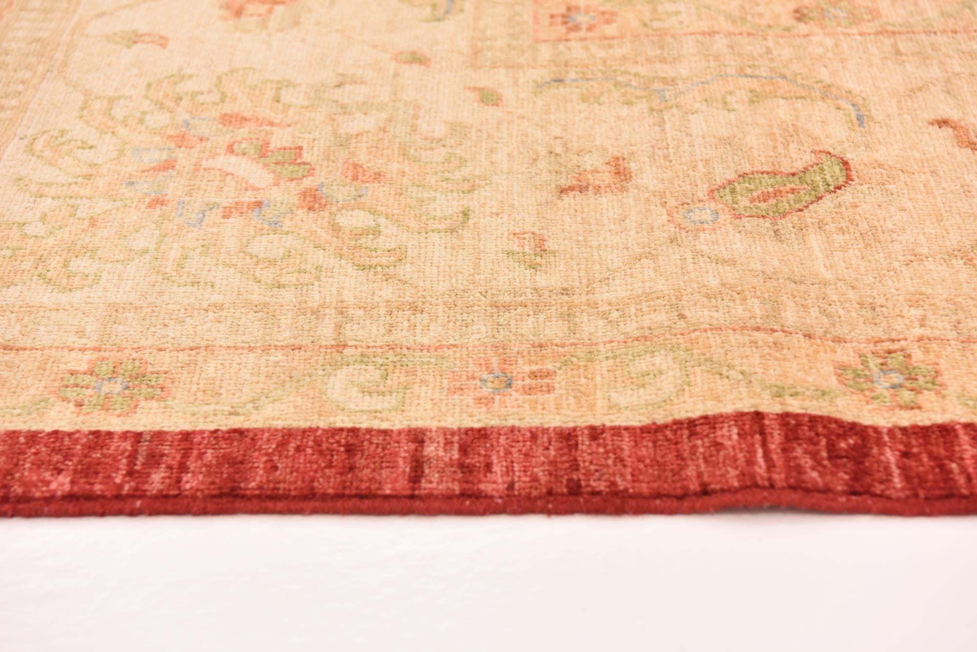 10' 2 x 16' 1 Hand Knotted Peshawar Ziegler Rug