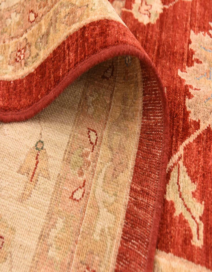 Detail image of 10' 2 x 12' 10  Hand Knotted Peshawar Ziegler Rug