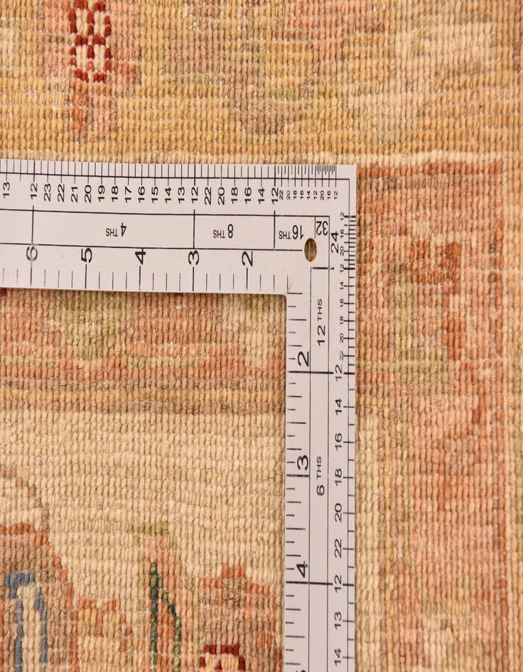 Detail image of 10' 2 x 12' 10  Hand Knotted Peshawar Ziegler Rug