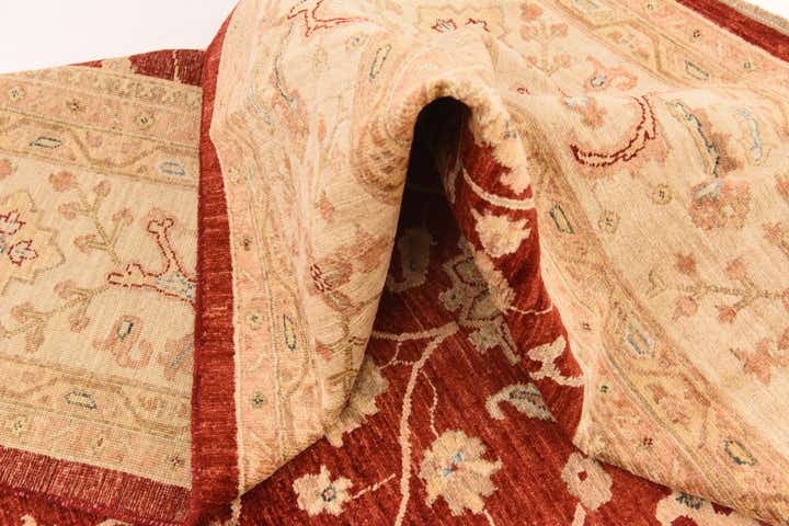 9' 10 x 12' 10 Hand Knotted Peshawar Ziegler Rug