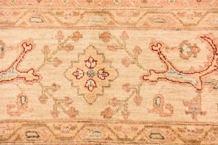 Detail image of 9' 10 x 12' 10 Hand Knotted Peshawar Ziegler Rug