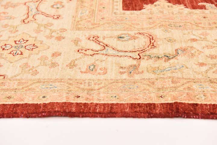 9' 10 x 12' 10 Hand Knotted Peshawar Ziegler Rug