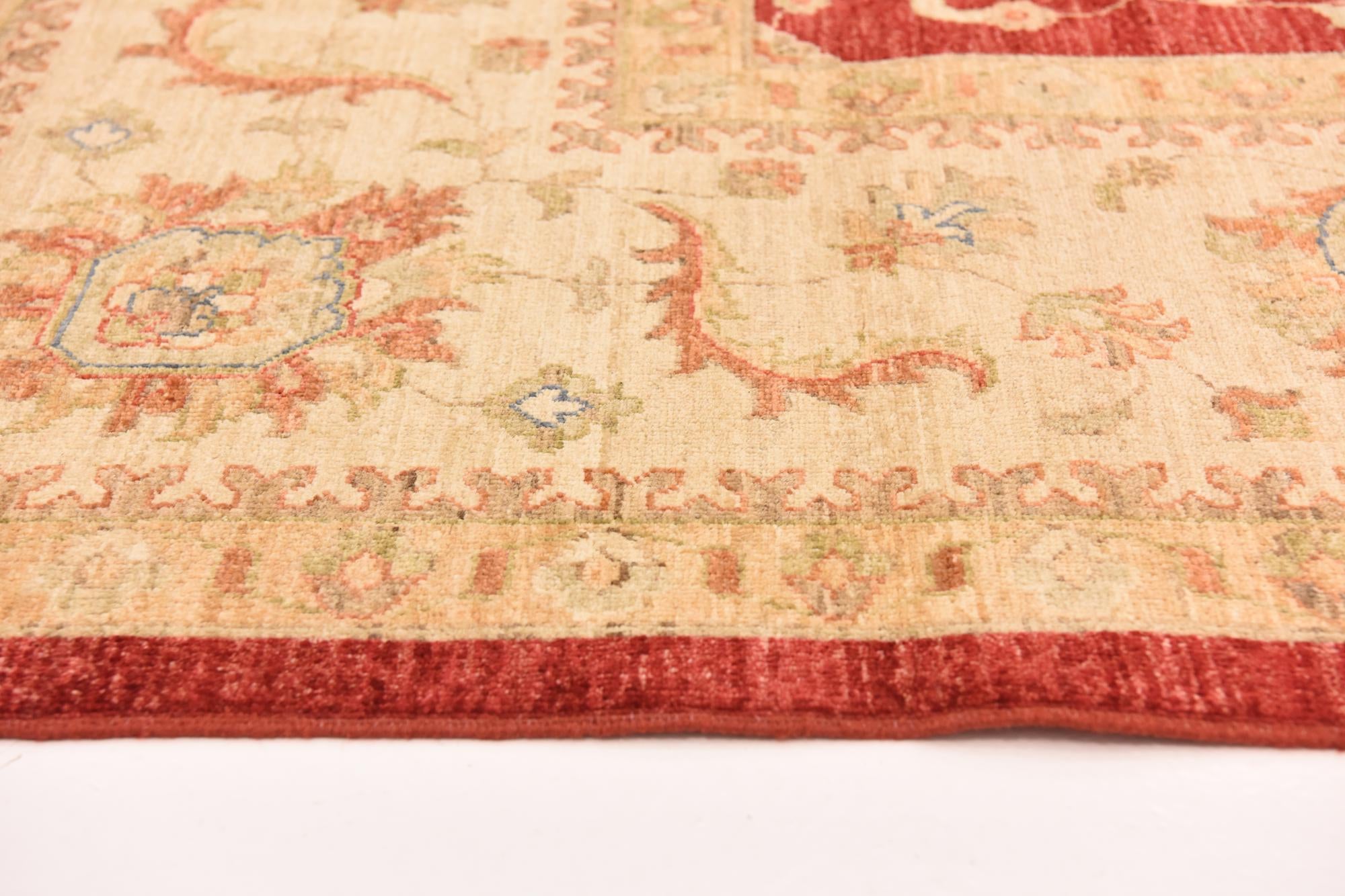 10' x 12' 11 Hand Knotted Peshawar Ziegler Rug