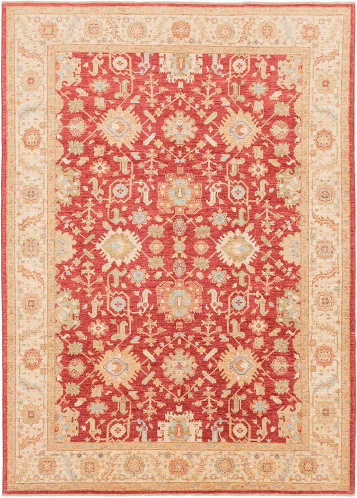 8' 4 x 11' 7 Hand Knotted Peshawar Ziegler Rug