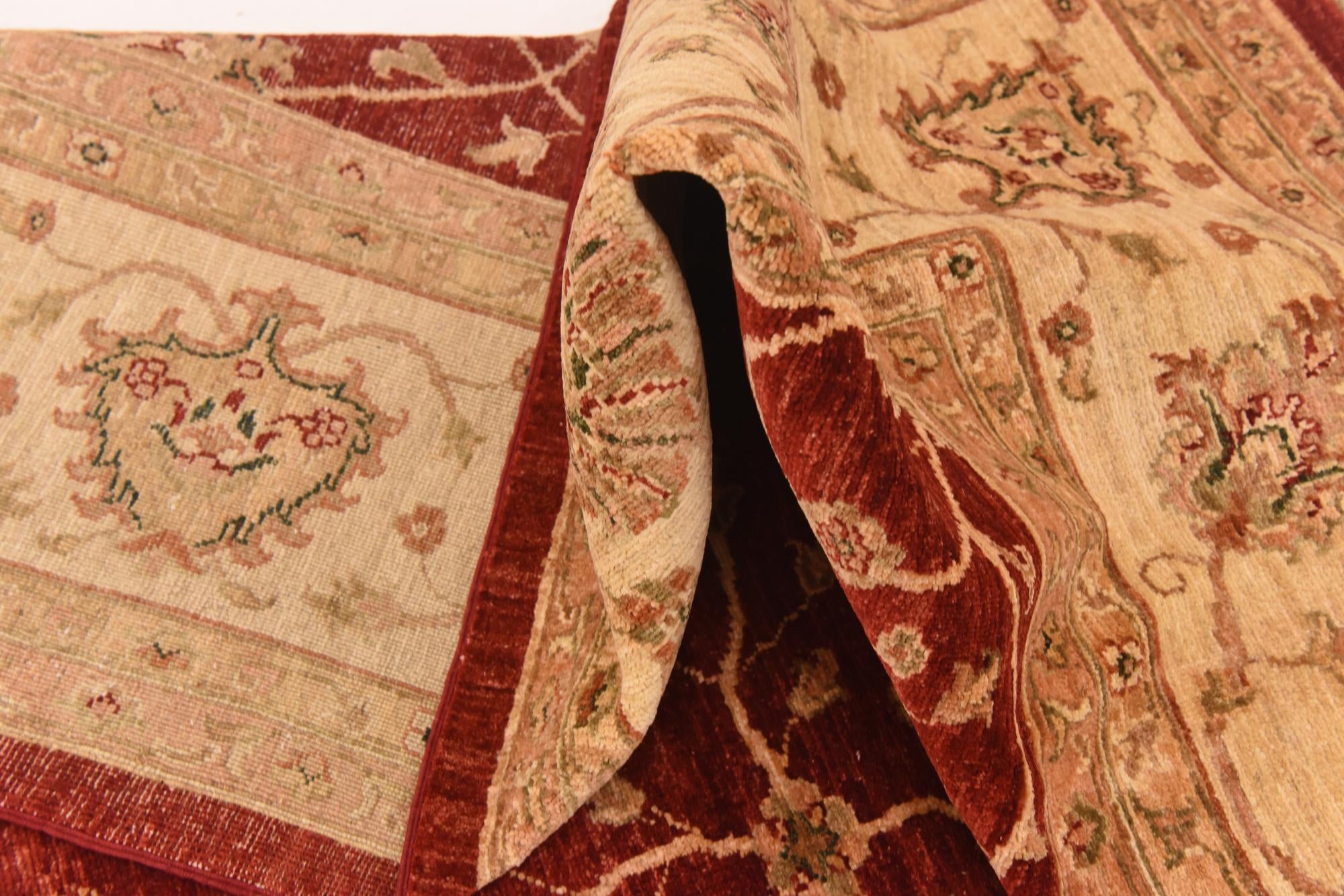 9' 5 x 12' 8 Hand Knotted Peshawar Ziegler Rug