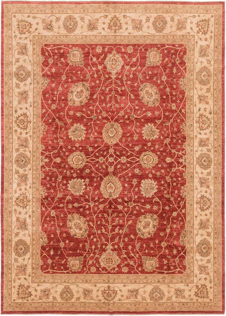 9' 5 x 12' 8 Hand Knotted Peshawar Ziegler Rug