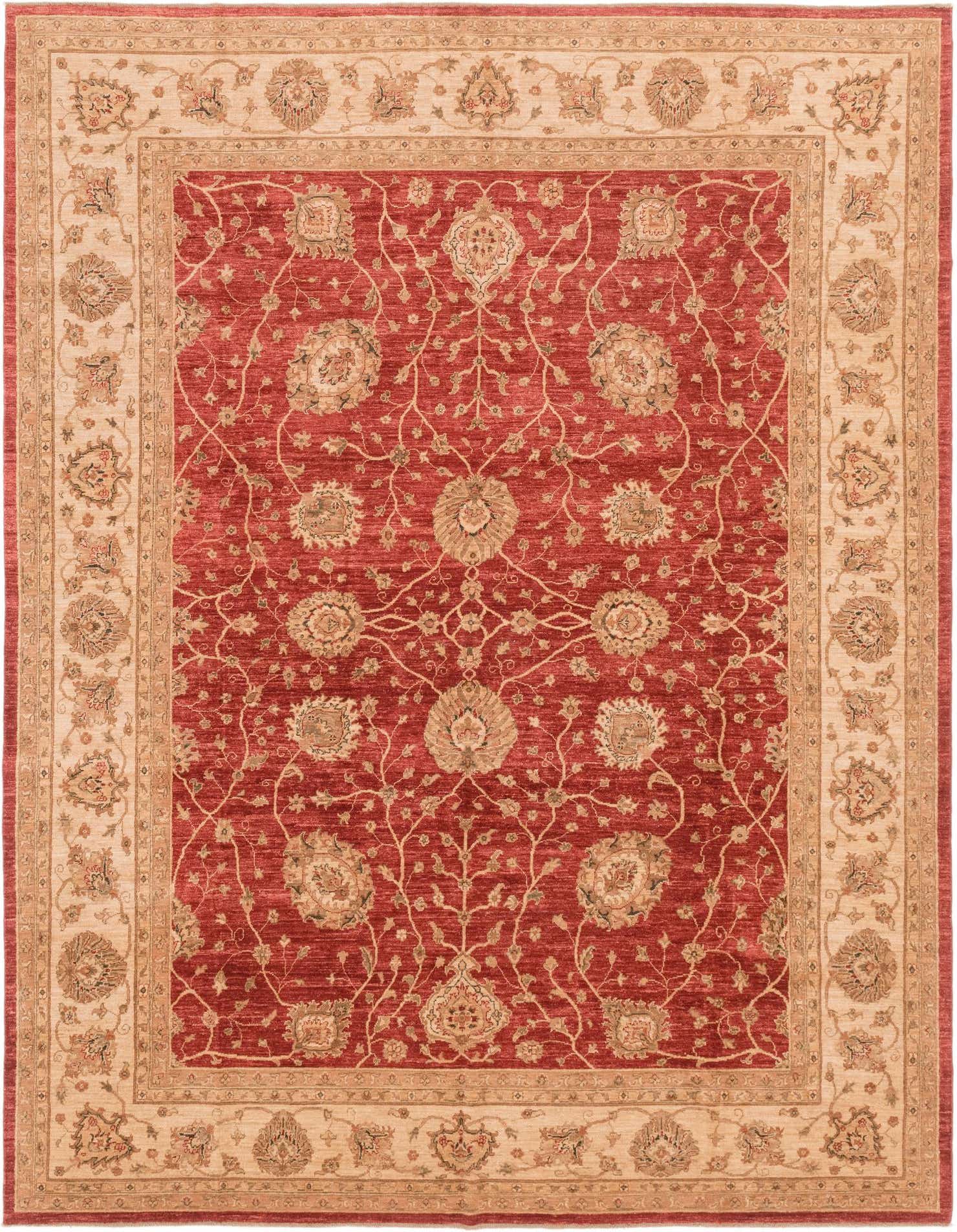 9' 5 x 12' 8 Hand Knotted Peshawar Ziegler Rug