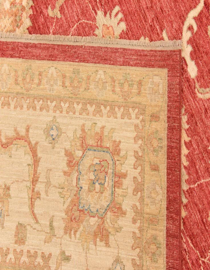 Detail image of 10' x 12' 10  Hand Knotted Peshawar Ziegler Rug