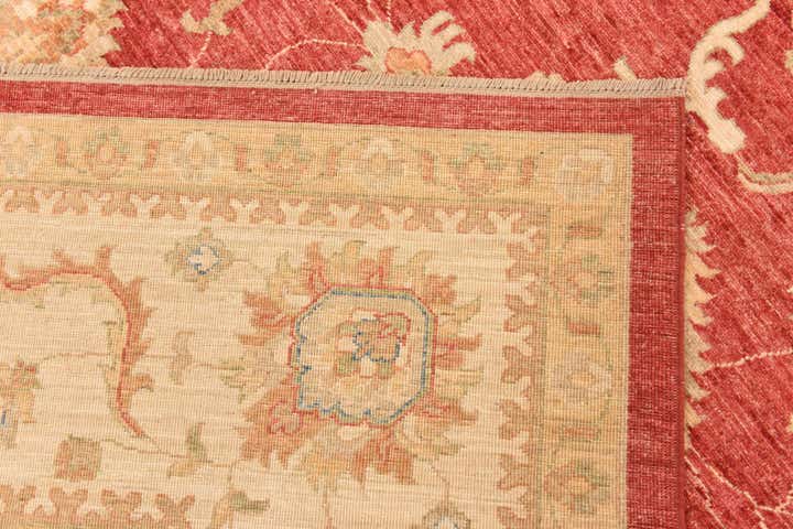 10' x 12' 10 Hand Knotted Peshawar Ziegler Rug