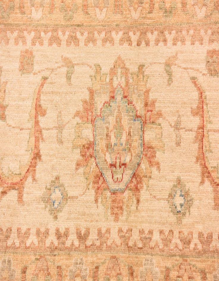 Detail image of 10' x 12' 10  Hand Knotted Peshawar Ziegler Rug