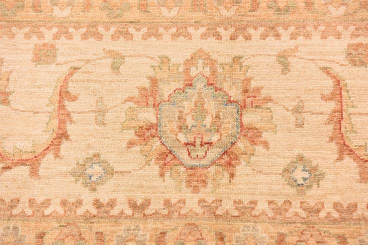 Detail image of 10' x 12' 10 Hand Knotted Peshawar Ziegler Rug