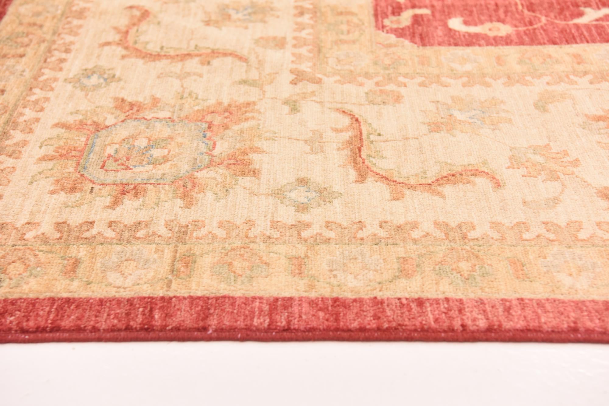 10' x 12' 10 Hand Knotted Peshawar Ziegler Rug