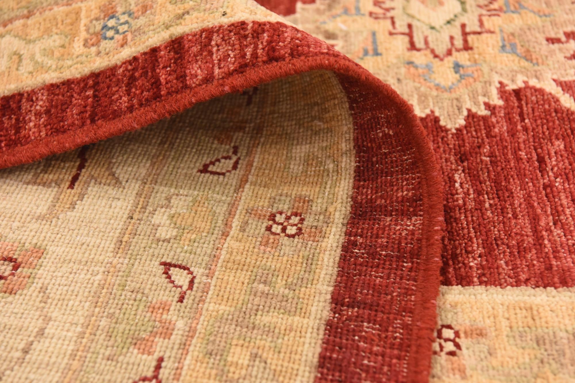 10' 2 x 12' 10 Hand Knotted Peshawar Ziegler Rug