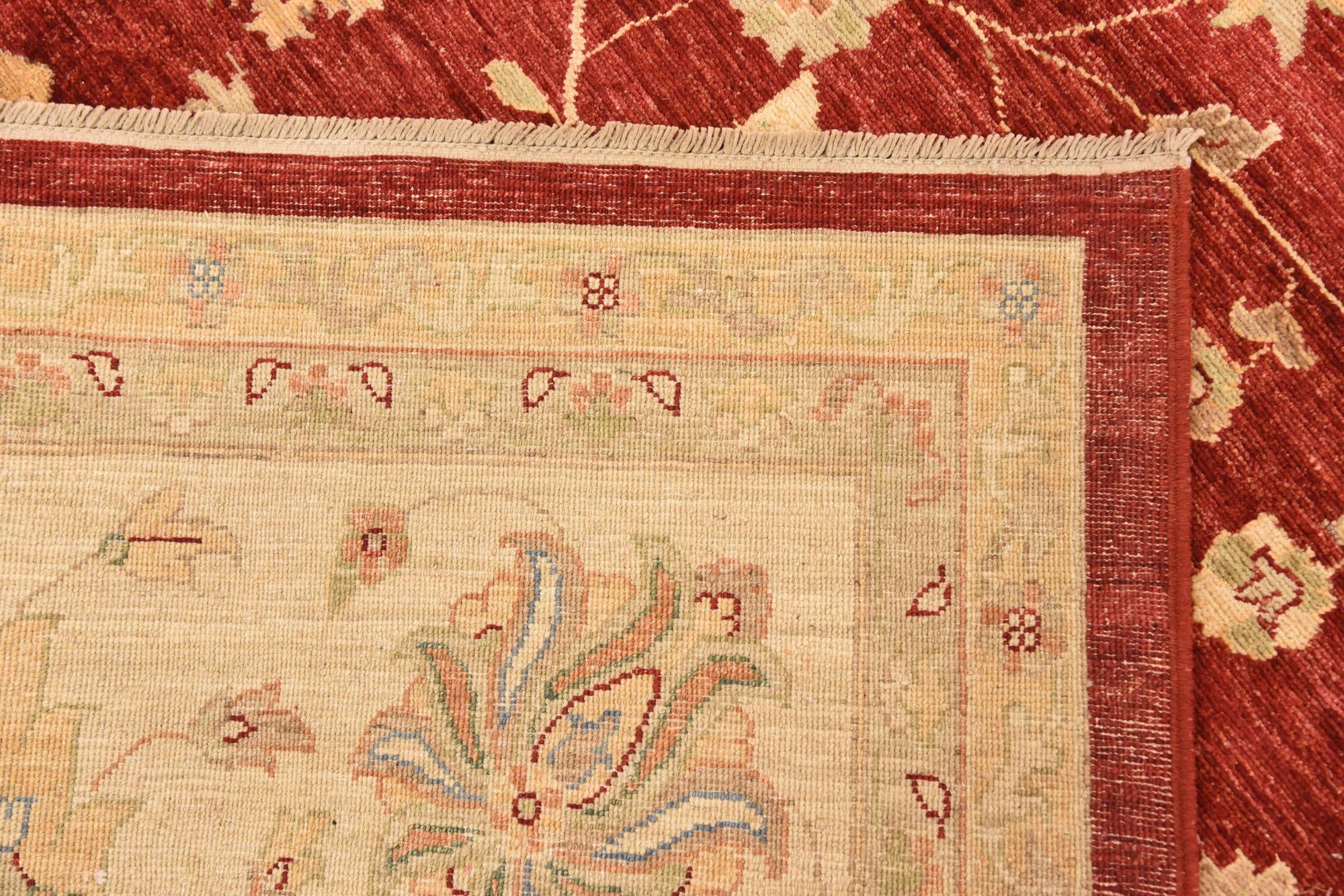 10' 2 x 12' 10 Hand Knotted Peshawar Ziegler Rug