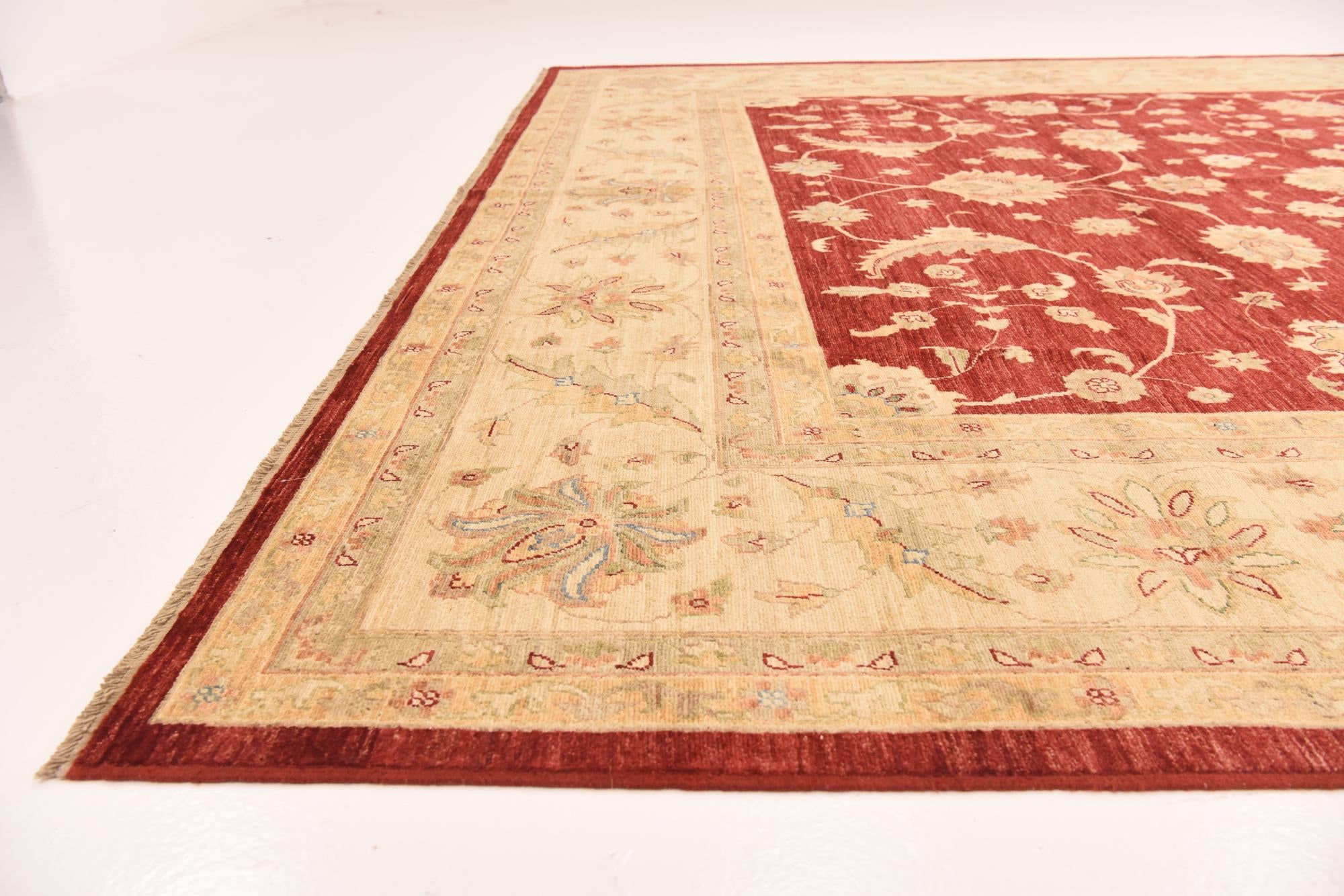 10' 2 x 12' 10 Hand Knotted Peshawar Ziegler Rug