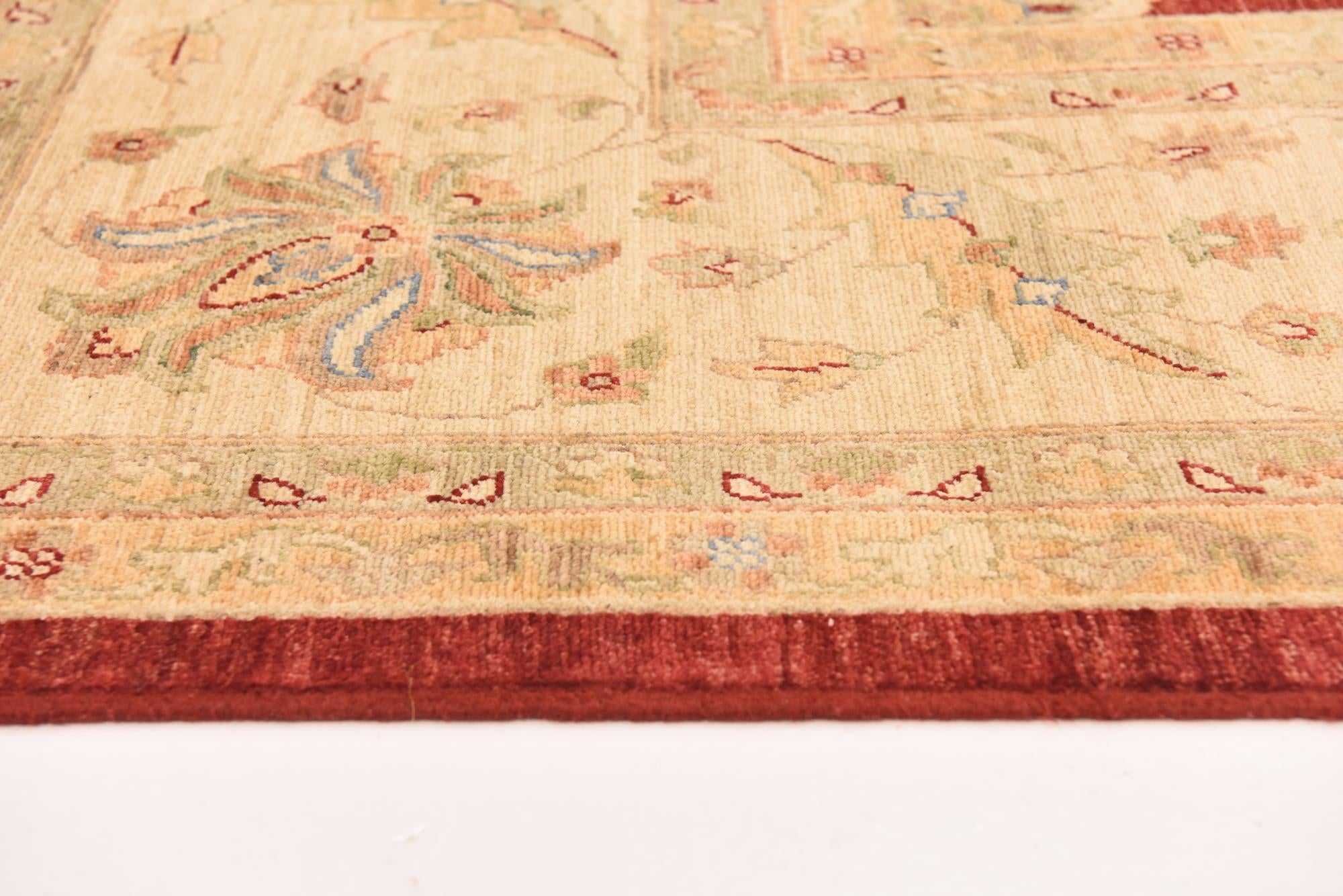 10' 2 x 12' 10 Hand Knotted Peshawar Ziegler Rug