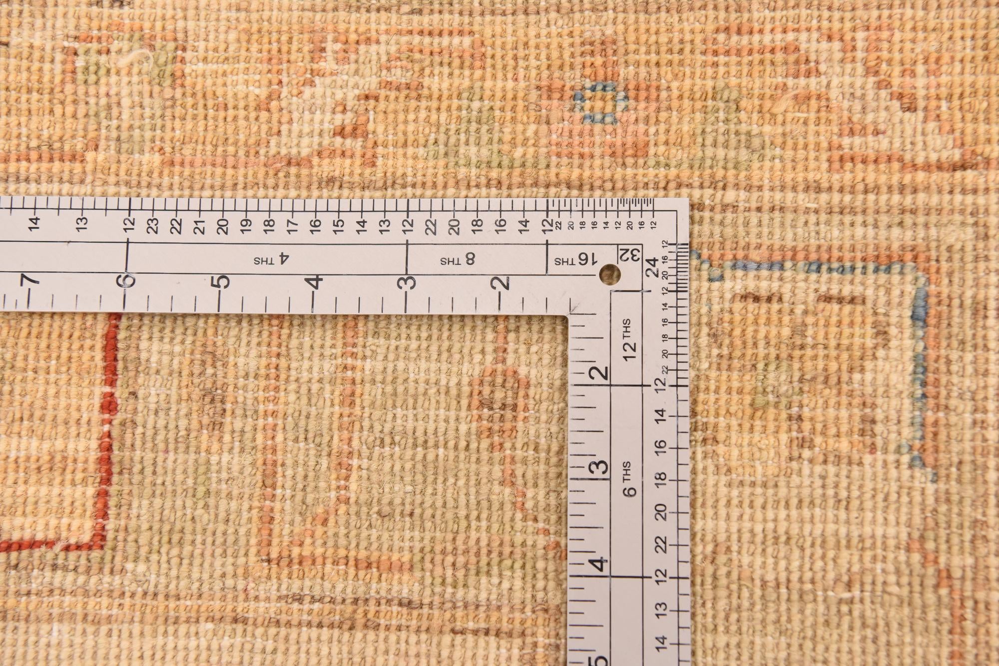 10' x 13' Hand Knotted Peshawar Ziegler Rug