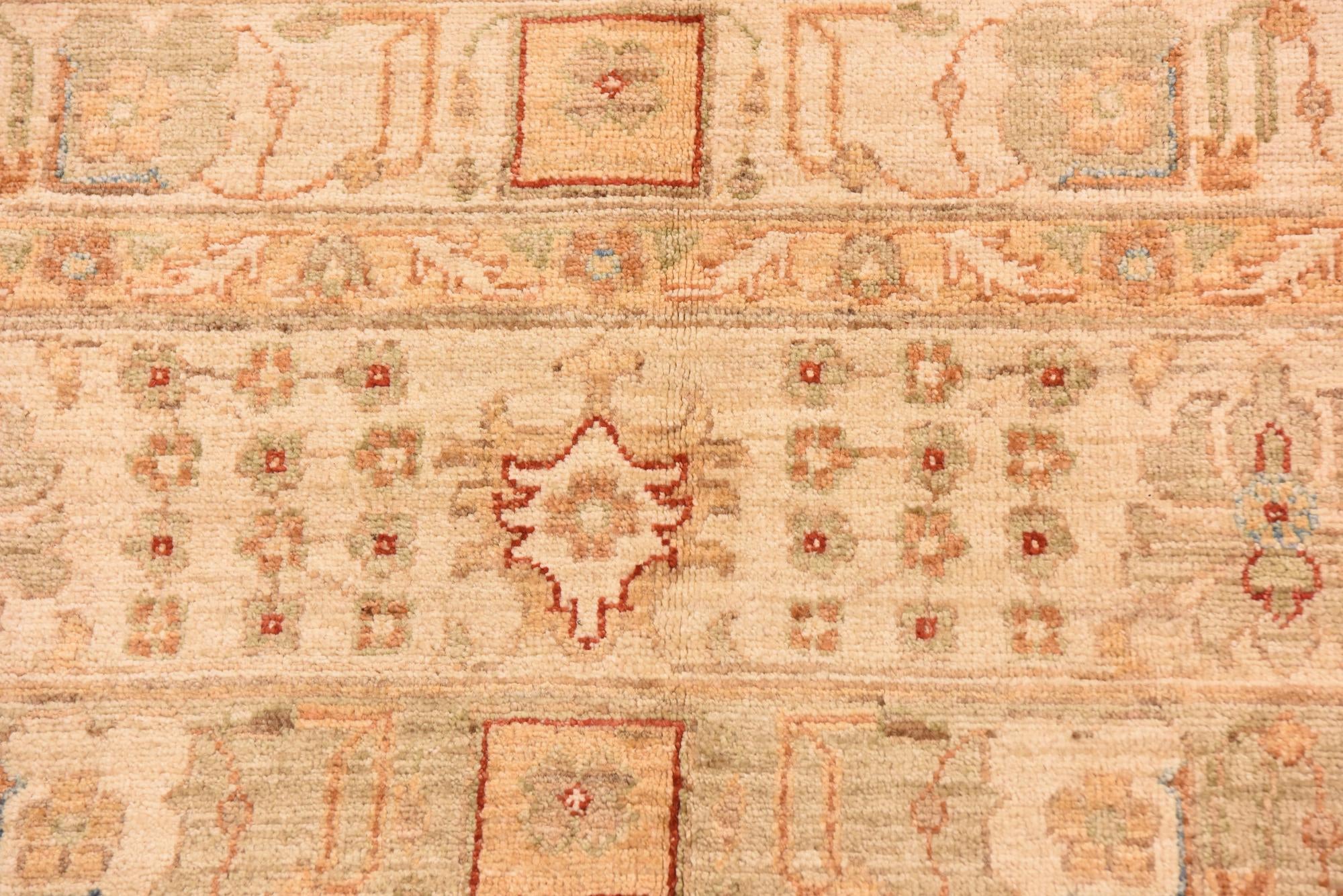 10' x 13' Hand Knotted Peshawar Ziegler Rug