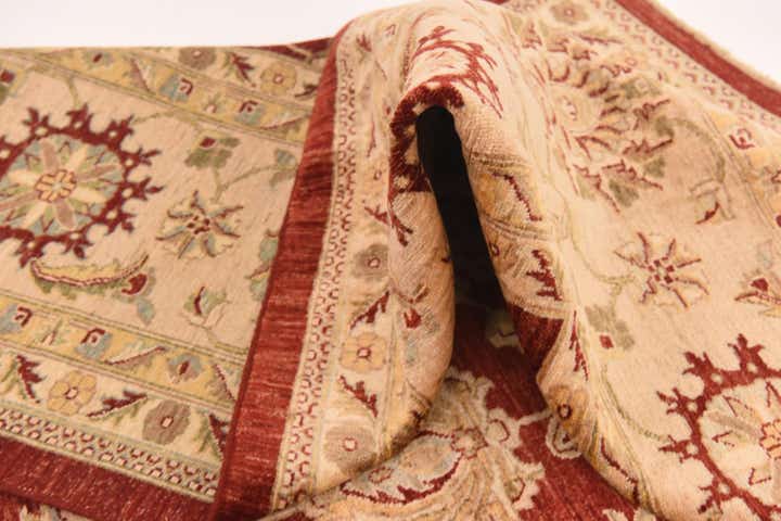13' 4 x 17' 2 Hand Knotted Peshawar Ziegler Rug