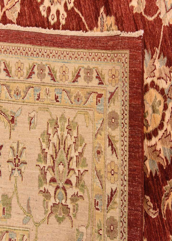 13' 4 x 17' 2 Hand Knotted Peshawar Ziegler Rug