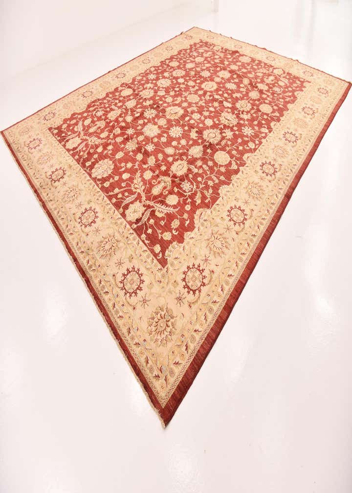 13' 4 x 17' 2 Hand Knotted Peshawar Ziegler Rug