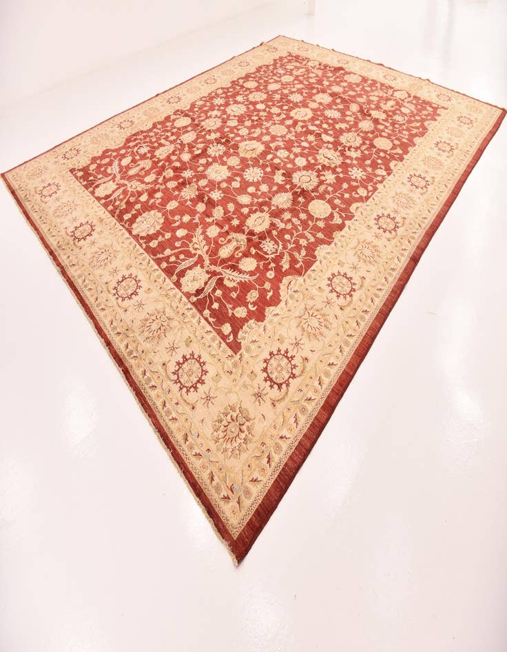 Detail image of 13' 4 x 17' 2 Hand Knotted Peshawar Ziegler Rug