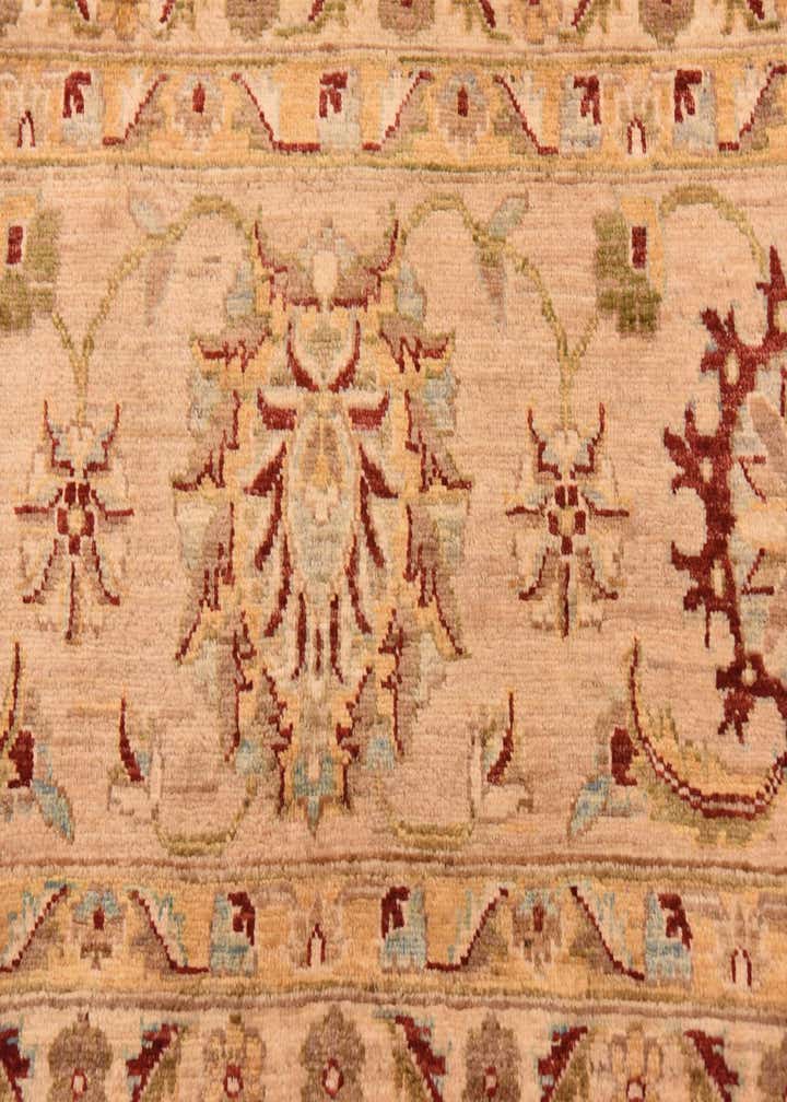 13' 4 x 17' 2 Hand Knotted Peshawar Ziegler Rug