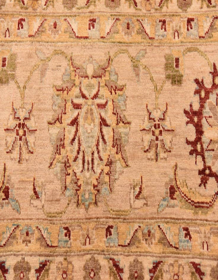 Detail image of 13' 4 x 17' 2 Hand Knotted Peshawar Ziegler Rug