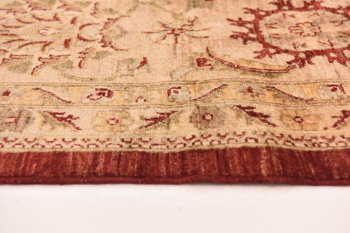 13' 4 x 17' 2 Hand Knotted Peshawar Ziegler Rug