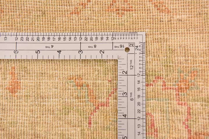 6' 7 x 10' Hand Knotted Peshawar Ziegler Rug