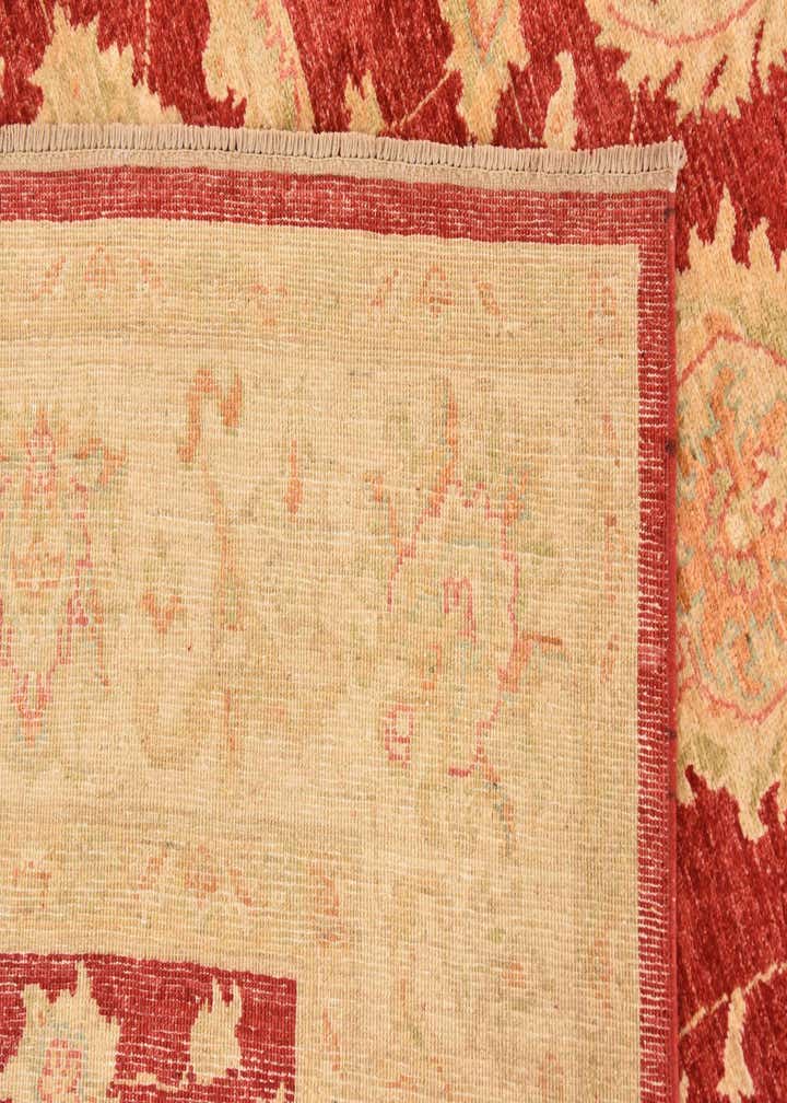 6' 7 x 10' Hand Knotted Peshawar Ziegler Rug