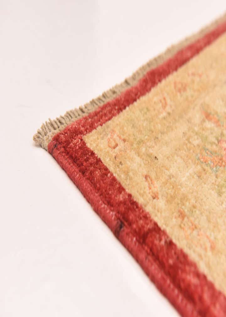 6' 7 x 10' Hand Knotted Peshawar Ziegler Rug