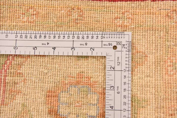 6' 9 x 9' 9 Hand Knotted Peshawar Ziegler Rug