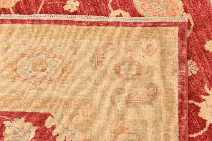 6' 9 x 9' 9 Hand Knotted Peshawar Ziegler Rug