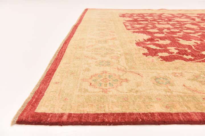 8' 10 x 12' 5 Hand Knotted Peshawar Ziegler Rug