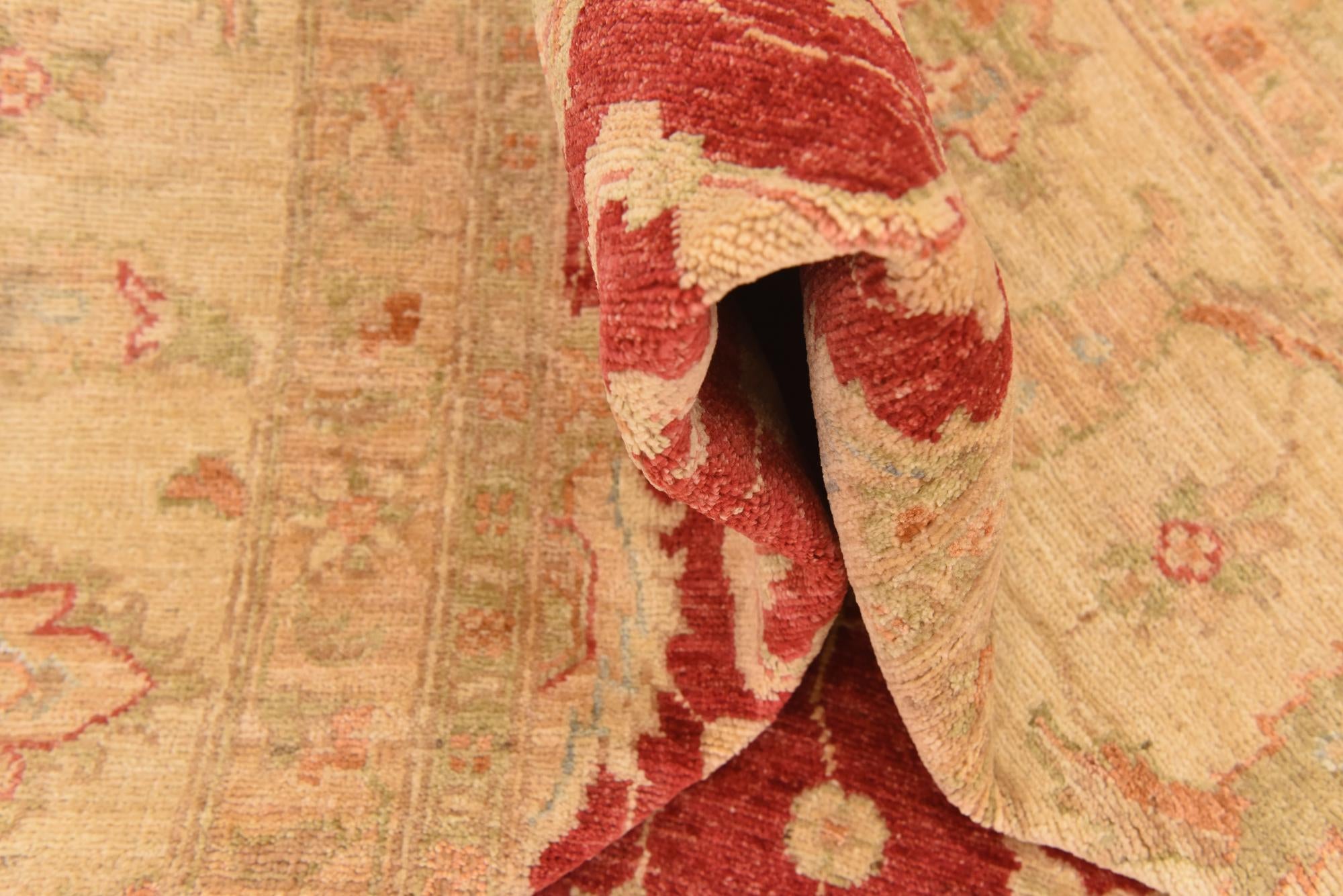 8' 3 x 11' 5 Hand Knotted Peshawar Ziegler Rug