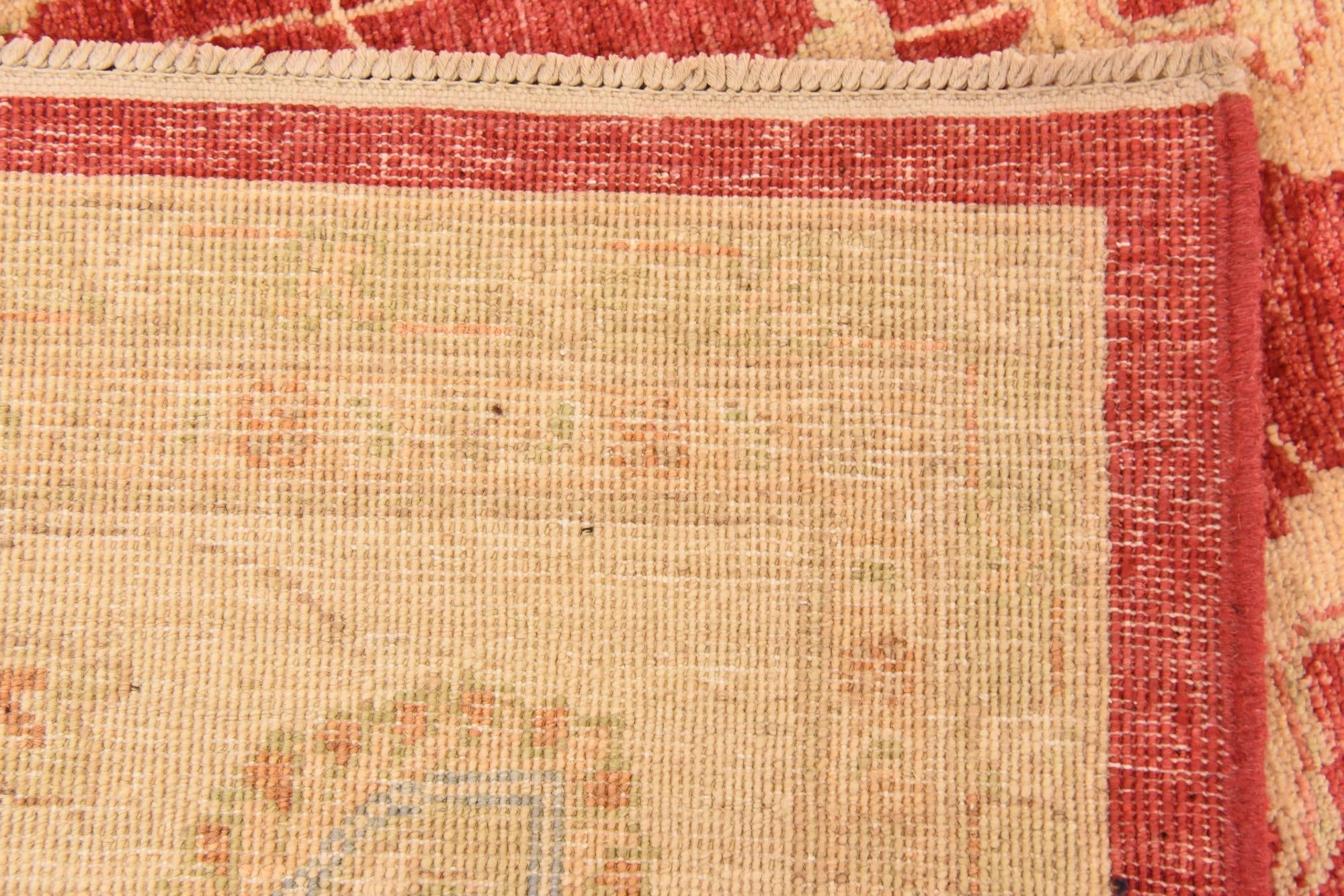 8' 3 x 11' 5 Hand Knotted Peshawar Ziegler Rug