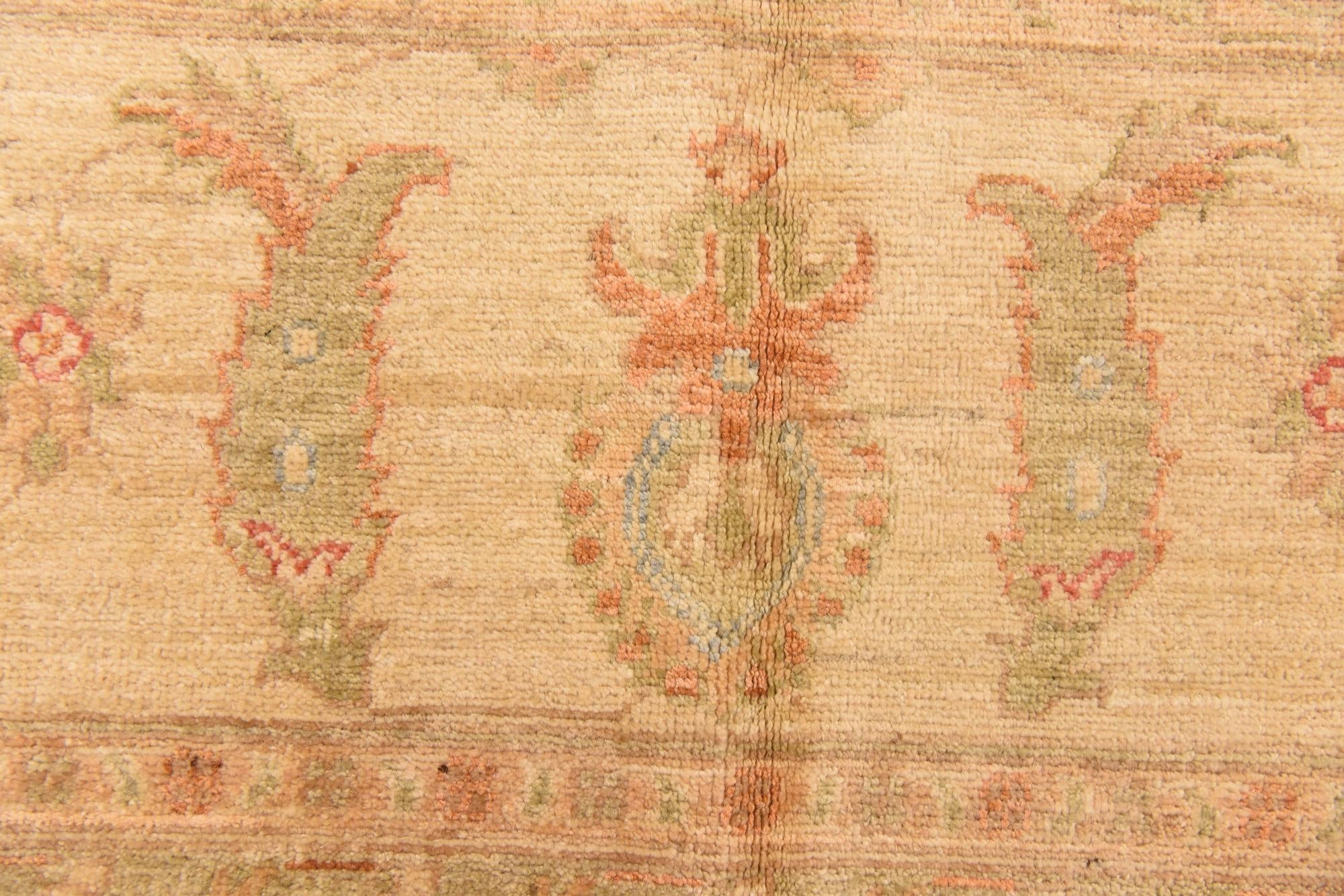 8' 3 x 11' 5 Hand Knotted Peshawar Ziegler Rug