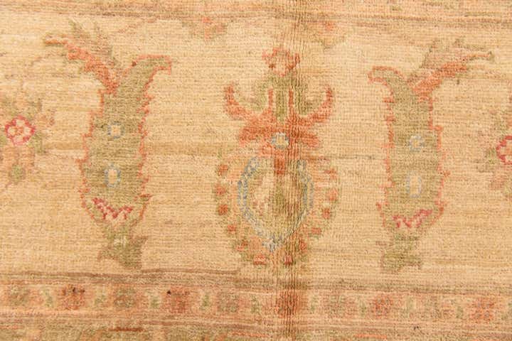 8' 3 x 11' 5 Hand Knotted Peshawar Ziegler Rug