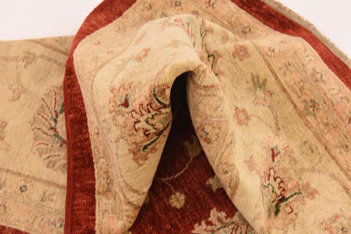 11' 5 x 16' Hand Knotted Peshawar Ziegler Rug