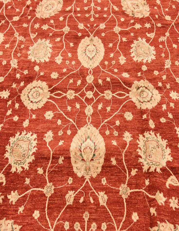 Detail image of 11' 5 x 16'  Hand Knotted Peshawar Ziegler Rug