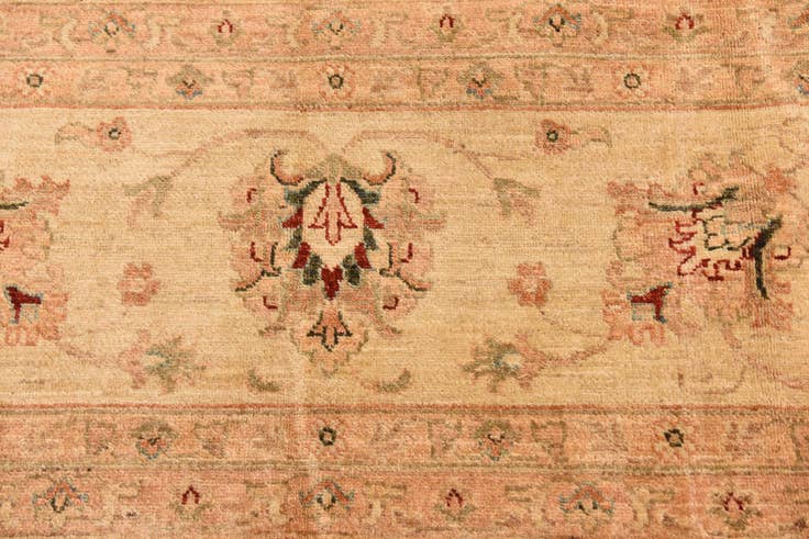 Detail image of 11' 5 x 16' Hand Knotted Peshawar Ziegler Rug