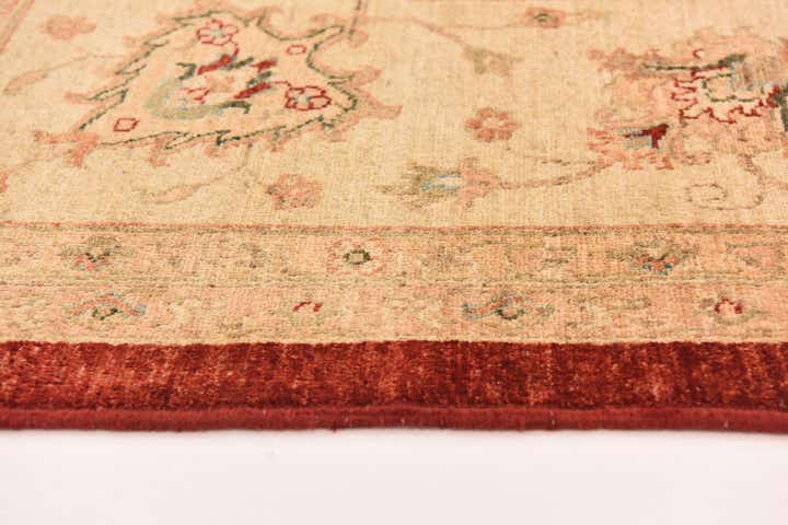 11' 5 x 16' Hand Knotted Peshawar Ziegler Rug