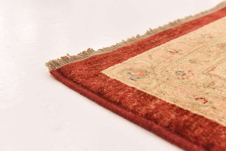 11' 5 x 16' Hand Knotted Peshawar Ziegler Rug