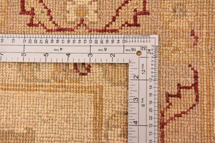 12' x 18' 6 Hand Knotted Peshawar Ziegler Rug