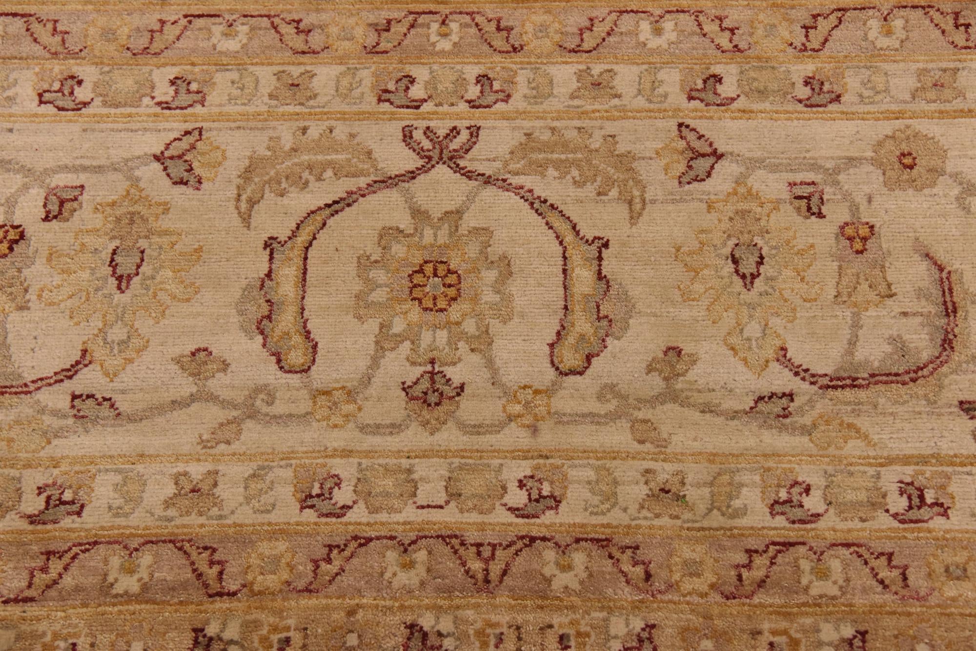 12' x 18' 6 Hand Knotted Peshawar Ziegler Rug