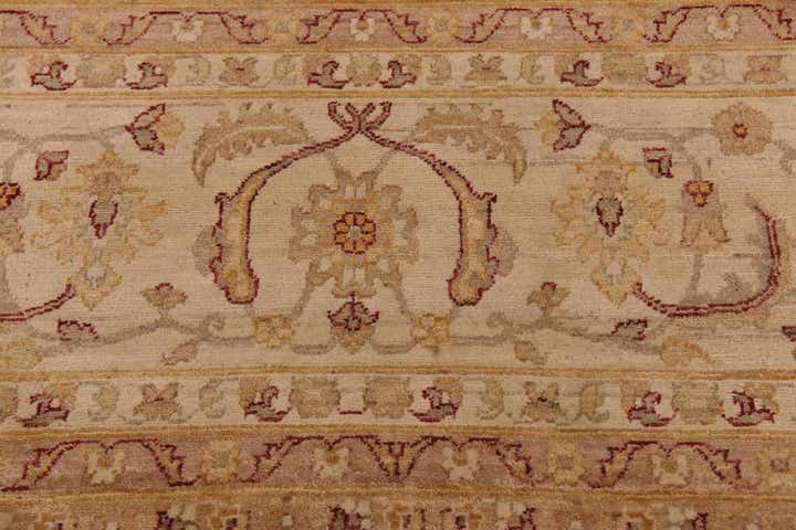 12' x 18' 6 Hand Knotted Peshawar Ziegler Rug